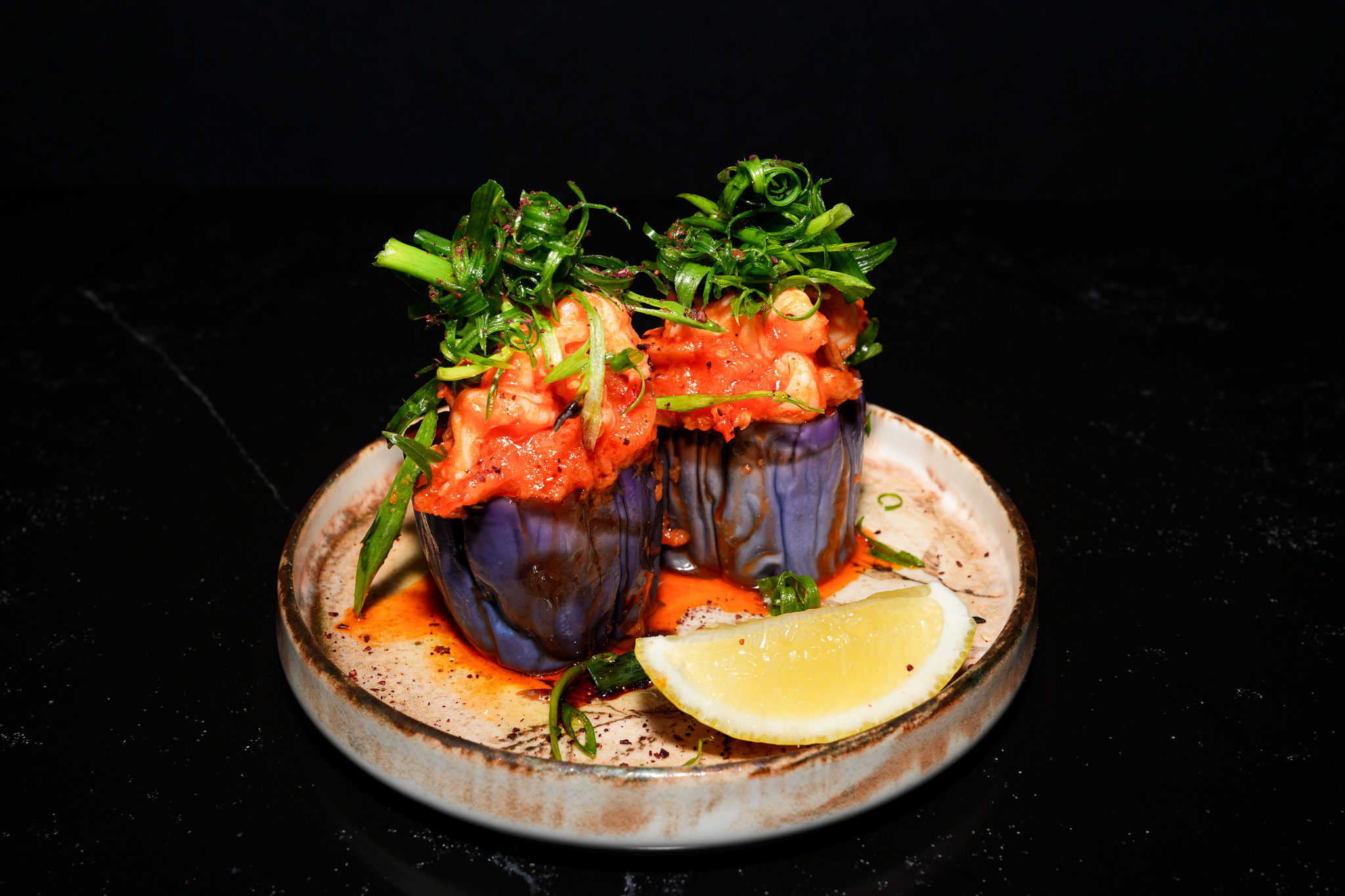 Karidesli İmam Bayıldı - Shrimp Stuffed ‘İmam Bayıldı’